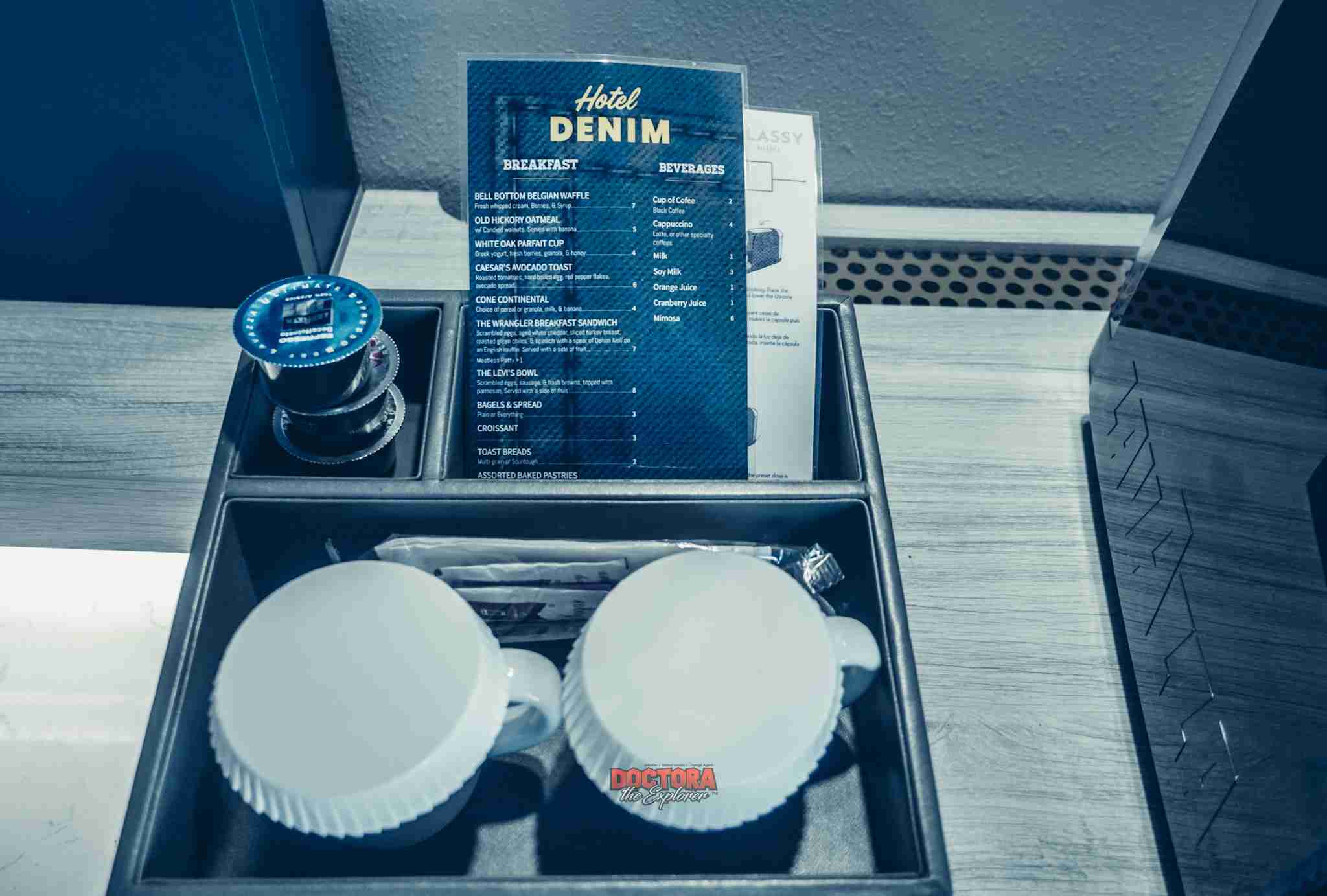 Hotel Denim - Coffee Station in Room